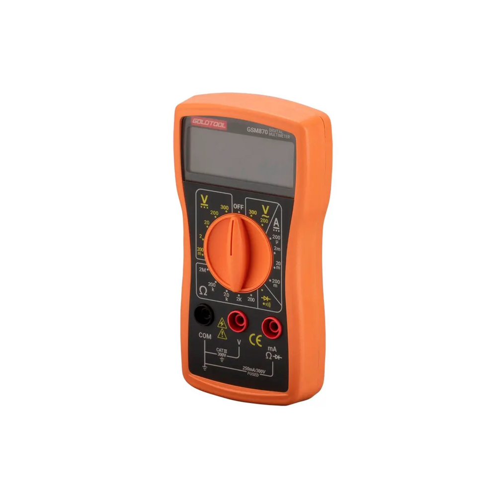 Digital Multimeter for Testing Voltage, Current, Resistance, and Diodes