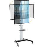 Aluminum TV Cart rotation