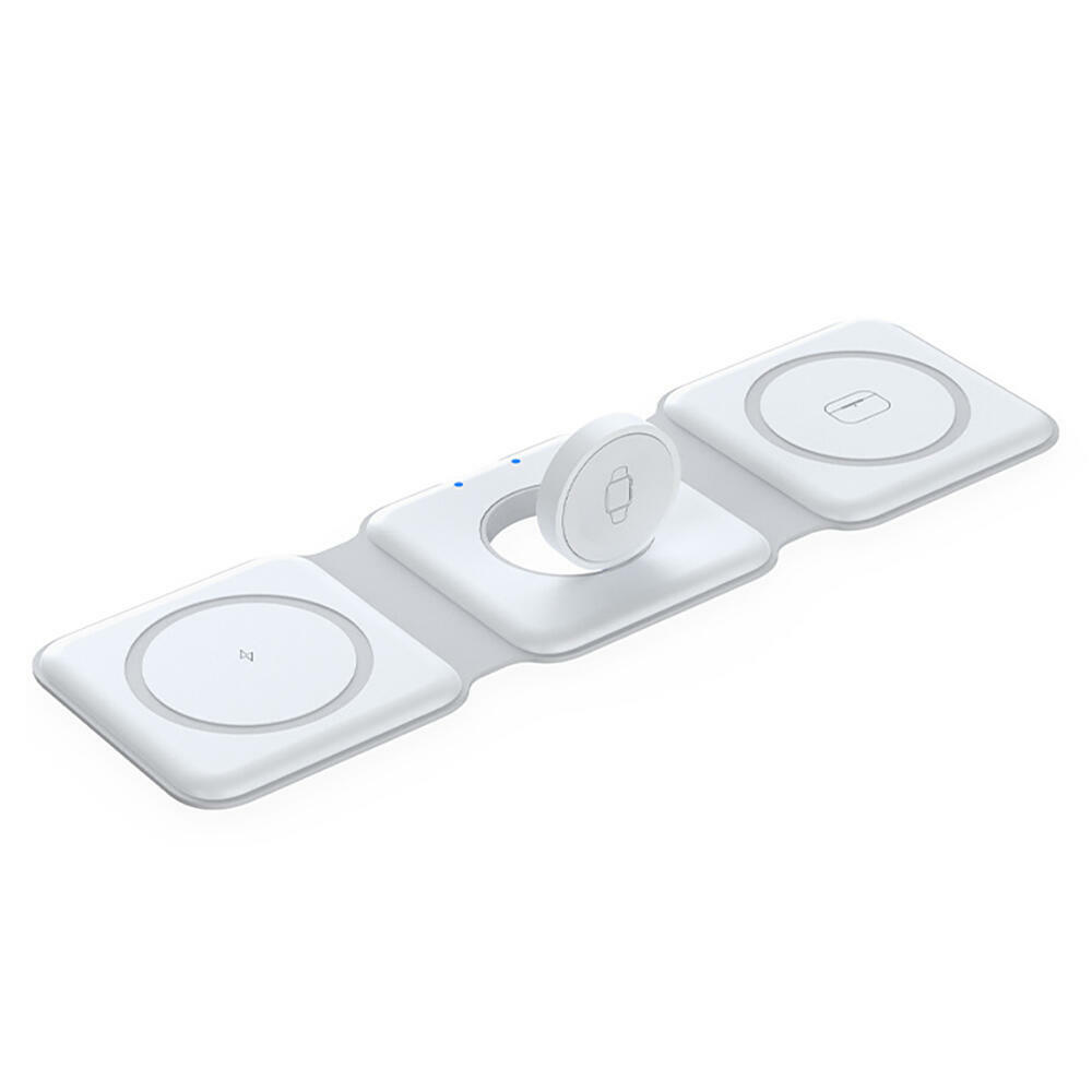 3 in 1 Magnetic Wireless Charger Folding Fast Wireless Charging Pad ...