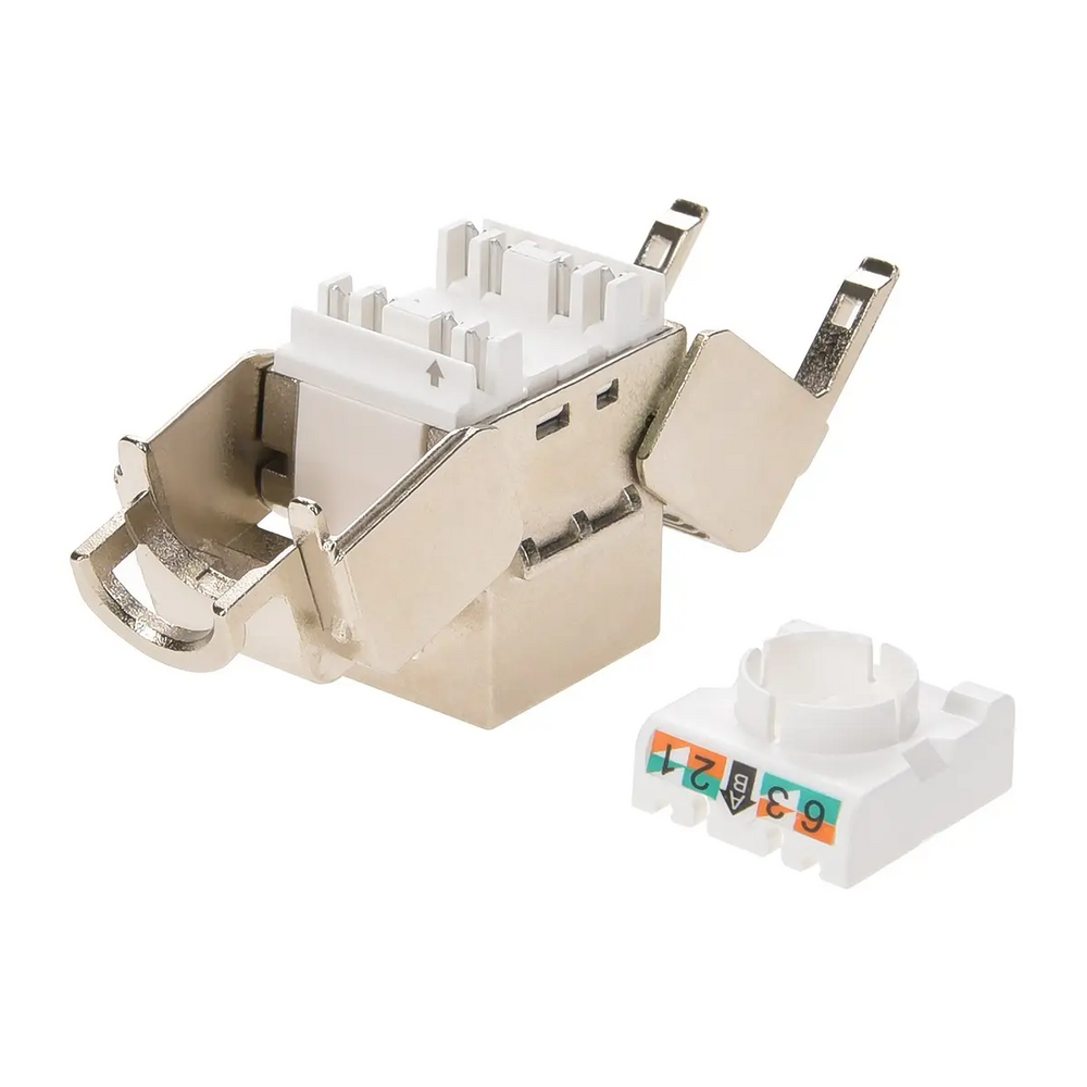 Entegrade Series Cat7 or Cat6A RJ-45 Shielded Toolless Keystone Jack ...