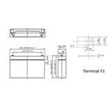 medium plus 527a9 No Brand CAB BT 6V 12AF2 Sealed Lead Acid Batteries Sealed Lead Acid Battery 6V 12amp