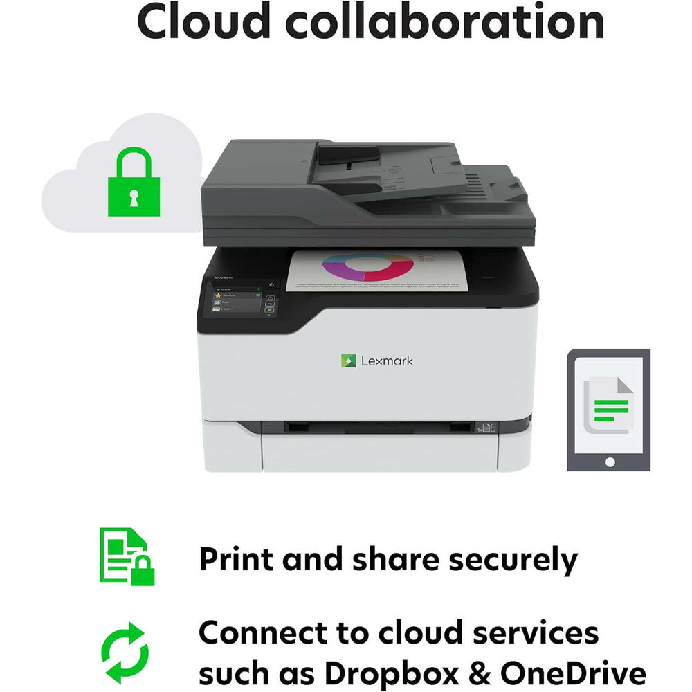 Lexmark MC3426i Multifunction Wireless Color Laser Printer with