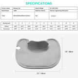 ec953 LIVINGbasics LB KHP 03 Massage Relaxation Heating Pad For Neck And Shoulders Electric Heat Pad Multi Purpose Warmer LIV