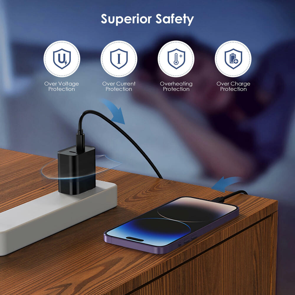 20W USB C Wall Charger, Dual Port PD 3.0 Type C Quick Charging Block ...