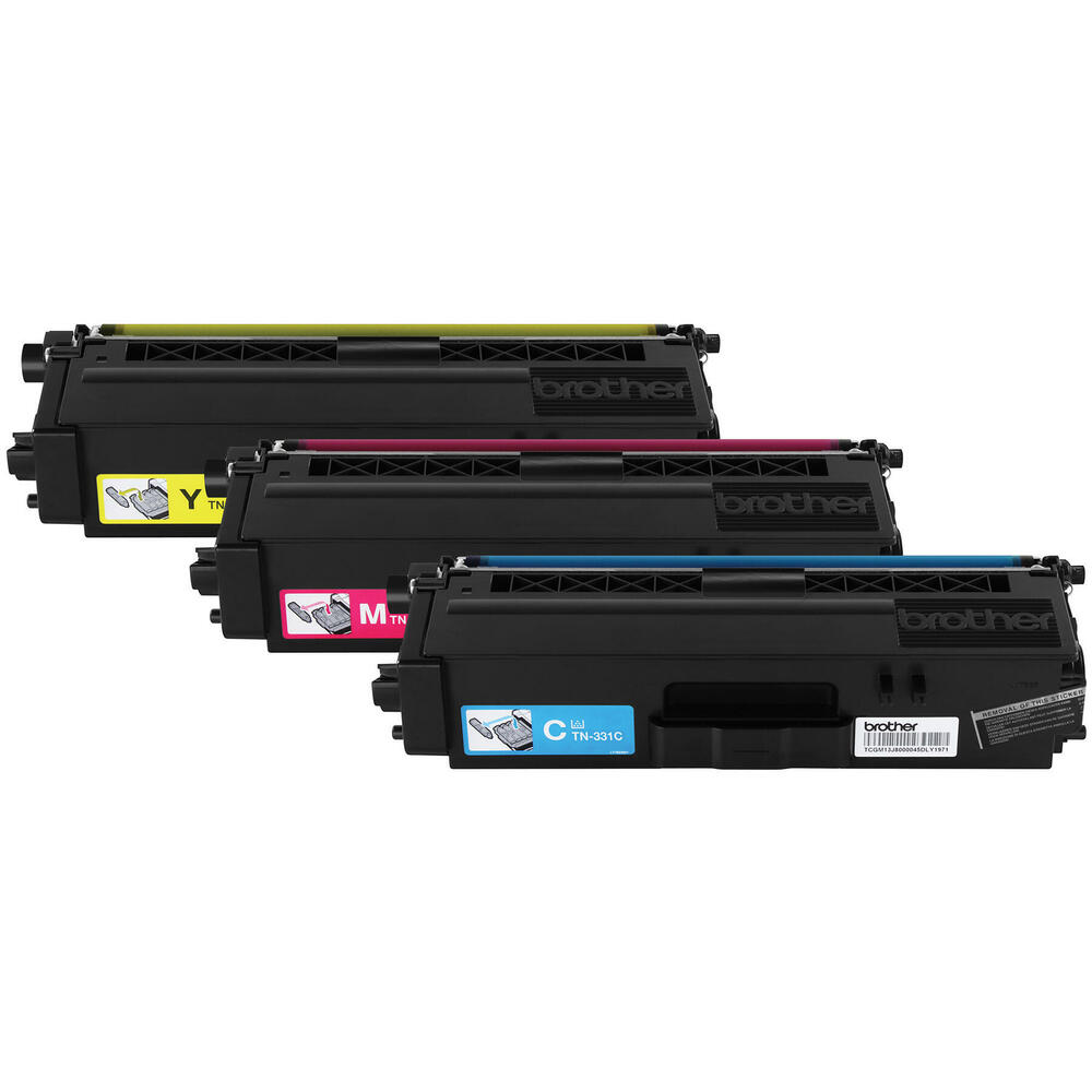 Brother TN3313PK Original Tri-Color Toner Cartridge Combo C/M/Y