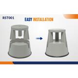 Plastic Rolling Step Stool 2