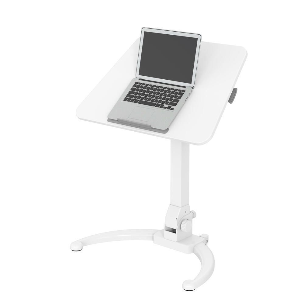 Height Adjustable Mobile Sit Stand Desk for Laptop - PrimeCables