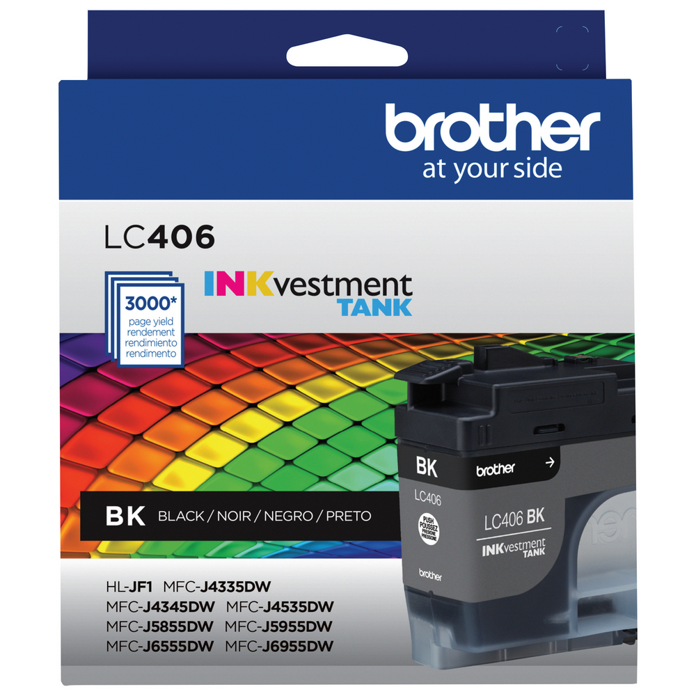 Brother LC406BKS Original Black Ink Cartridge