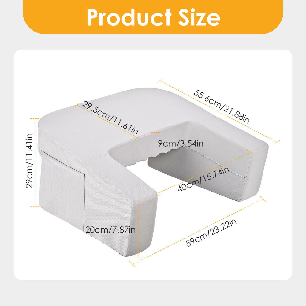 Network Rack Pillow Large Arm Rest Pillow laptop Desk for Bed Memory Foam Reading Pillow ...