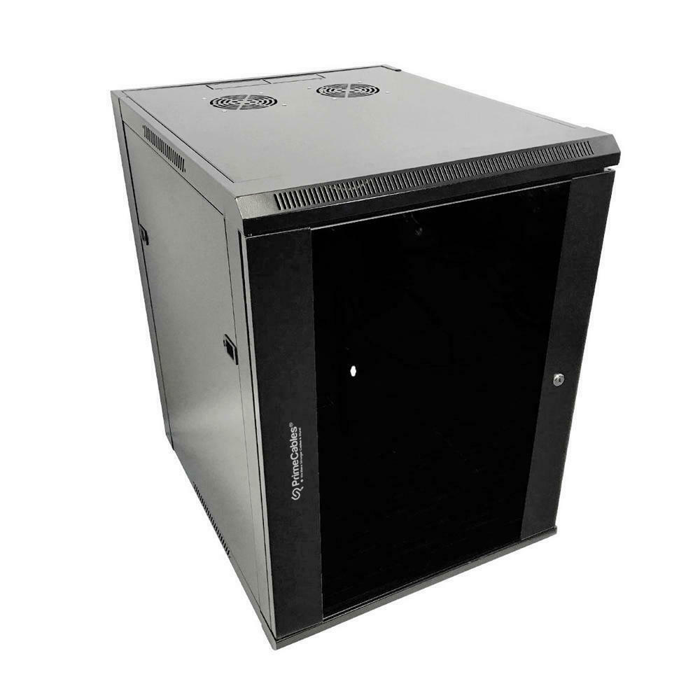 12U Wall-Mounted Network Server Data Cabinet PrimeCables® - Open Box