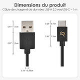 Cab USB20AMTOCM 1M 2fr