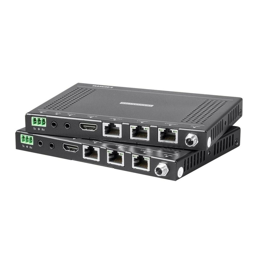 Pro Panel Extender Blackbird 4K60 Pro HDBaseT Extender Kit up to 100m with PoH, RS-232 ...