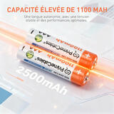 Cab PJ AAA1100mAhx4 2