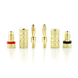 bc3ab PrimeCables Cab 9436 Banana Plugs 5 PAIRS Of High Quality Copper Speaker Banana Plugs Closed Screw Type PrimeCables 