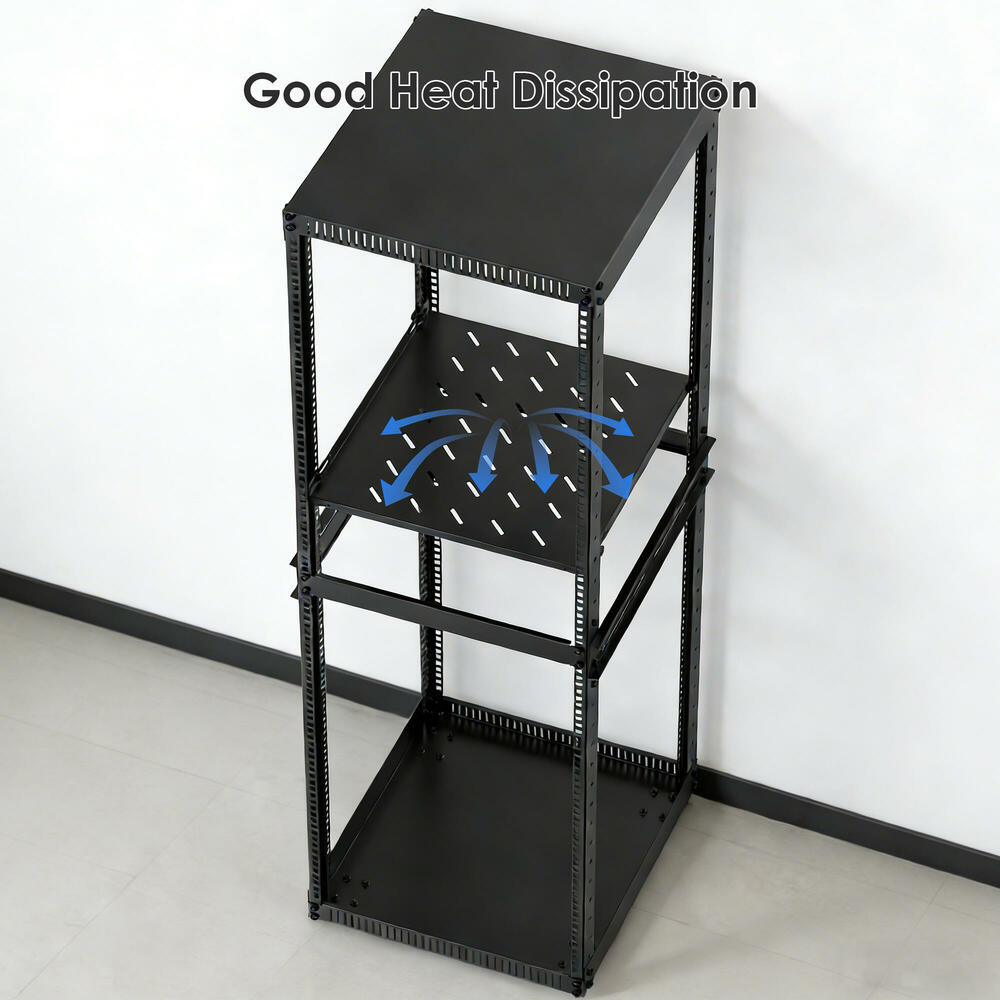 Pc Board Rack 1U Server Rack Shelf - Universal Vented Fixed Board for 19