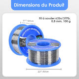 Cab Sn63Pb37 08mm100g fr 06