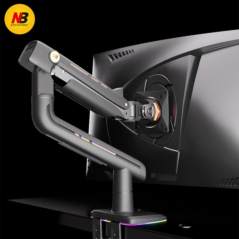 NB F5 RGB Gaming Monitor Arm for 32 to 60 Inches Screen - North Bayou®