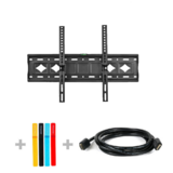 b4053 PrimeCables Cab PLB 33L All3 Wall Mount Brackets 3 in 1 Tilt TV Wall Mount for TV 37 70 with 6ft HDMI Cable Fastening T