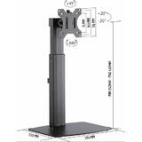 Desktop Monitor Stand  Full Motion  Single Screen  VESA 100x100  17 32 inch   11 