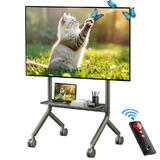 cf9b9 North Bayou Cab NB P150 TV Wall Mounts Stands Heavy Duty Electric Lifting Motorized Mobile TV Cart for 65 90 Inch Scree