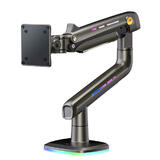f7cac North Bayou Cab NB F5 Grey Black Monitor Stand and Monitor Arm Gaming Monitor Arm or for 32 to 60 Inches Screen Load up