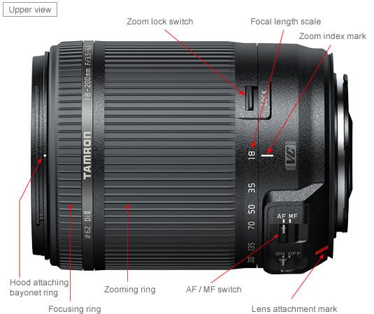 Tamron 18-200mm F/3.5-5.6 Di II VC (B018) Lens For Nikon DSLR
