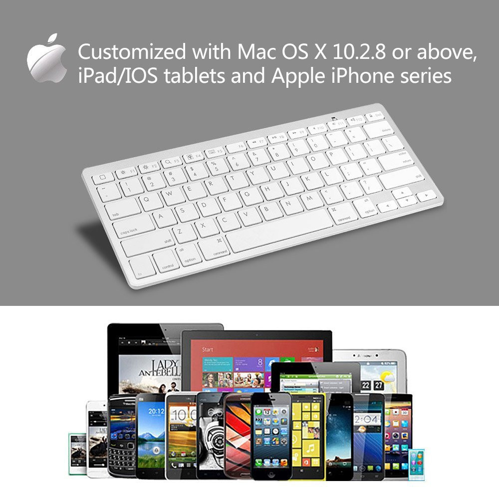 Clavier sans fil Bluetooth Apple pour Mac OS X 10 iPad