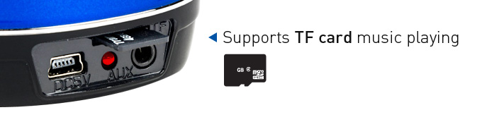 Supports TF card music playing
