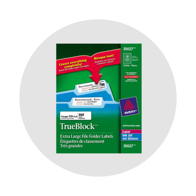 Printer Labels Laser & Inkjet Rectangle 600 Labels Made in Canada for