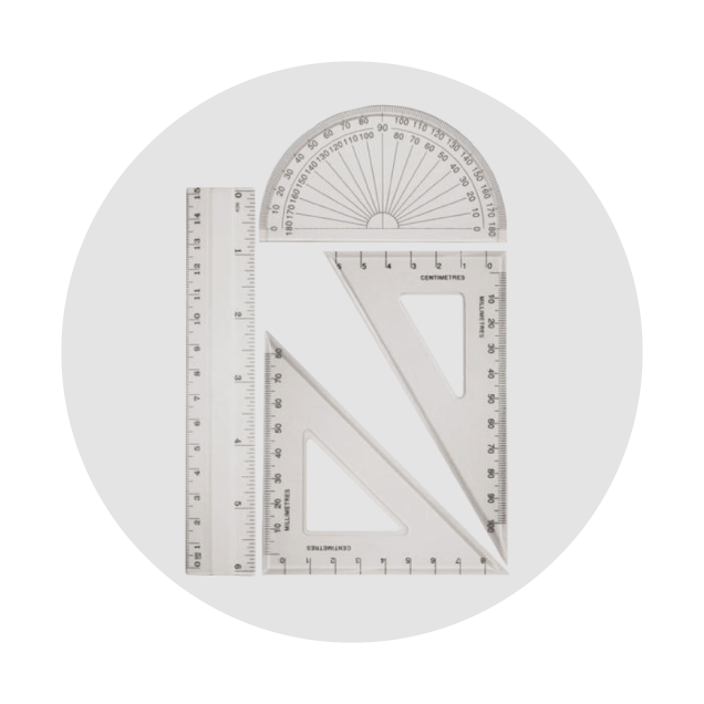 staedtler angle measuring tool protractor 180 transparent 180