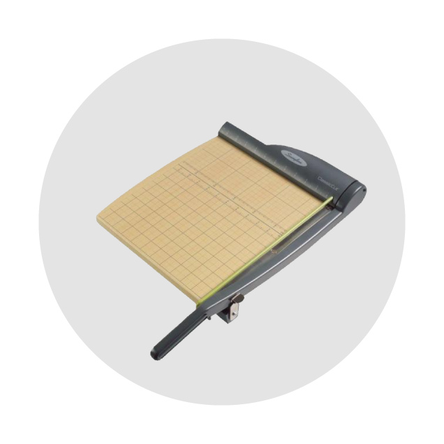 Foska® A4 Paper Trimmer Guillotine Cutter with Automatic Clamp, Heavy