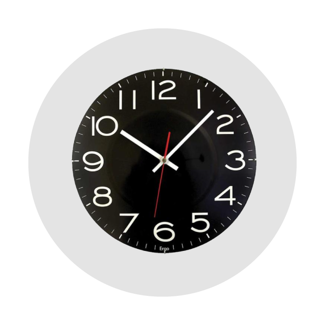 Modern Frameless 3D DIY Wall Clock, Silent Movement