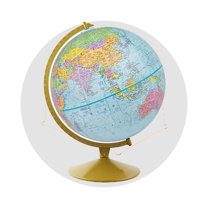 Globes géographiques