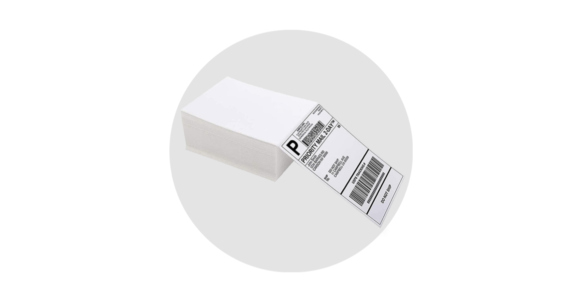 Fanfold Barcode Labels