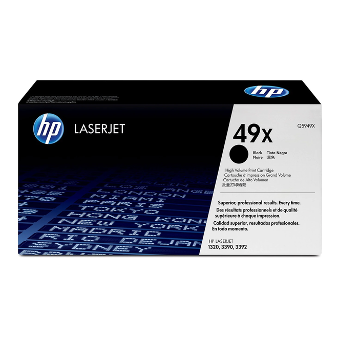 HP Q5949X OEM LaserJet 1320 HP 49X Original Black Toner Cartridge High Yield