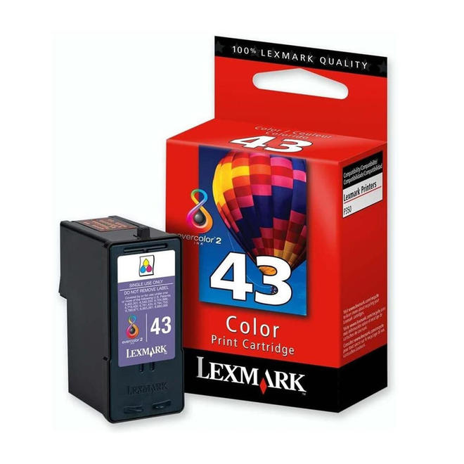 Lexmark 43XL Color OEM X4850 Lexmark 43XL 18Y0143 18Y0343 Original Color Ink Cartridge