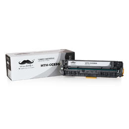 Moustache CC530B Color LaserJet CM2320FXI Compatible HP 304A CC530A Black Toner Cartridge Moustache