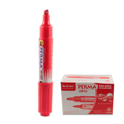 Twin-Tip Permanent Marker Red Value Pack, 20/Pack