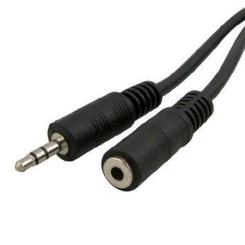 PrimeCables Cab Audio Ex MF 6ft 3 5mm 2 5mm Audio Cables 3 5mm Stereo Plug Jack M F Extension Cable 6ft PrimeCables