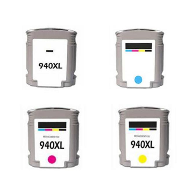 G G HP940XL Combo R OfficeJet Pro 8500 HP 940XL Remanufactured Ink Cartridge High Yield Combo Set BK C M Y G G