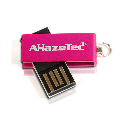 Amazetec USB2.0 Nano 4GB USB Unité Flash - Rose