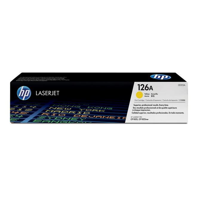 HP 126A CE312A Y OEM LaserJet Pro CP1025nw HP 126A CE312A Original Yellow Toner Cartridge