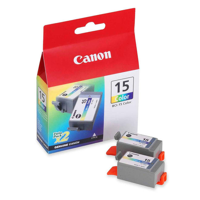 Canon BCI 15CLRUS OEM i70 Canon BCI 15CLRUS Original Color Twin Ink Cartridge