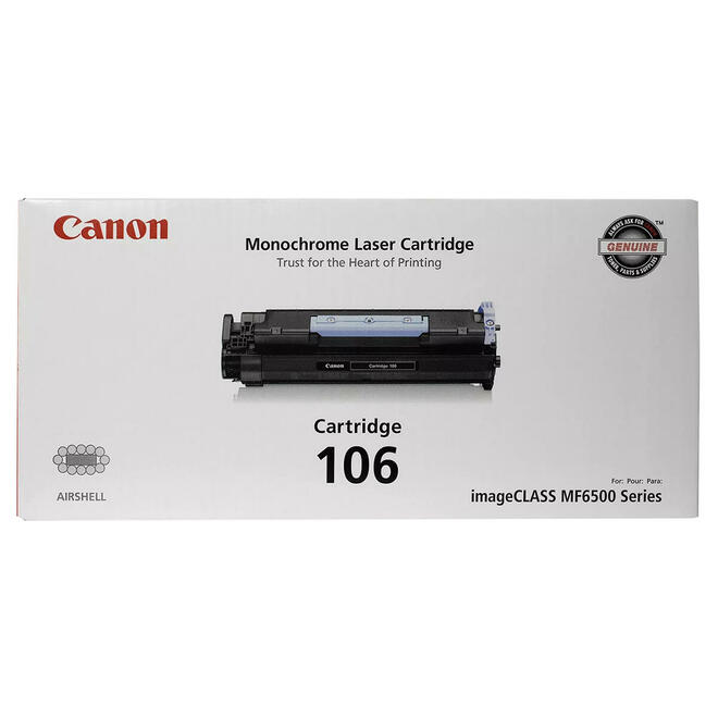 Canon Canon 106 BK OEM ImageClass MF6540 Canon 106 Original Black Toner Catridge 0264B001AA