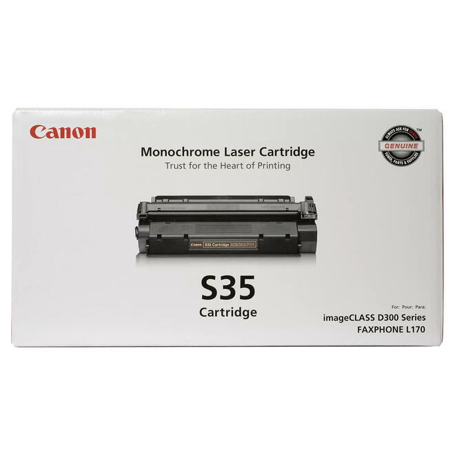Canon S35 OEM FaxPhone L170 Canon S35 7833A001AA Original Black Toner Cartridge