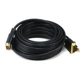 Monoprice Canada CAB 3040 All DVI Cables 28AWG DVI D USB A Type to M1 D P D Cable Black 4 Lengths Available Monoprice