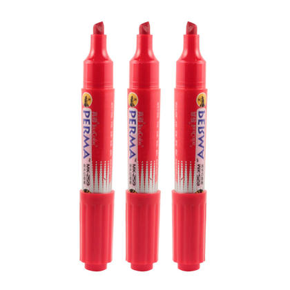 True Color Twin-Tip Permanent Marker Red Value Pack 3/Pack