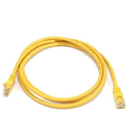 5FT Yellow High Quality Cat5e 350MHz UTP RJ45 Network Cable (New, Retail Box)