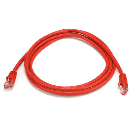 5FT Red High Quality Cat5e 350MHz UTP RJ45 Network Cable (New, Retail Box)