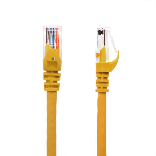PrimeCables AT C6 1YE Cat6 6a Network Cable 1FT Yellow High Quality Cat6 550MHz UTP RJ45 Ethernet Bare Copper Network Cable P